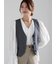 【宮本茉由着用】ストライプショートベスト《2025spring catalog item》