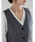 【宮本茉由着用】ストライプショートベスト《2025spring catalog item》