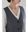 【宮本茉由着用】ストライプショートベスト《2025spring catalog item》