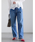 【宮本茉由着用】ストレートシルエットDenim