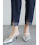 シアーヘムテーパードパンツ