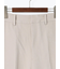 シアーヘムテーパードパンツ