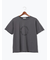 ラインストーンサークルロゴTシャツ