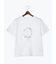 ラインストーンサークルロゴTシャツ
