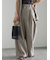 ラメリネンミックスワイドパンツ（セットアップ可）《2025summer catalog item》