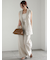 ラメリネンミックスワイドパンツ（セットアップ可）《2025summer catalog item》