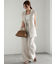 ラメリネンミックスワイドパンツ（セットアップ可）《2025summer catalog item》