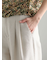 ラメリネンミックスワイドパンツ（セットアップ可）《2025summer catalog item》