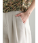 ラメリネンミックスワイドパンツ（セットアップ可）《2025summer catalog item》