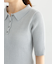 スキッパーポロリブニット《2025summer catalog item》