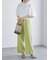 レーヨンリネンワイドパンツ《2025summer catalog item》