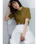 【松井愛莉着用】ハーフスリーブポロニット