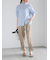 サテンドロストヘムパンツ