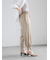 サテンドロストヘムパンツ
