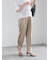サテンドロストヘムパンツ