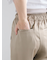 サテンドロストヘムパンツ
