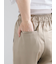 サテンドロストヘムパンツ