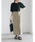 ベルテッドストレートスカート