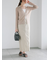 ベルテッドストレートスカート
