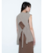 麻調バックオープンジレ（セットアップ可）《2025summer catalog item》