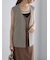 麻調バックオープンジレ（セットアップ可）《2025summer catalog item》