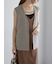 麻調バックオープンジレ（セットアップ可）《2025summer catalog item》
