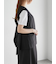 麻調バックオープンジレ（セットアップ可）《2025summer catalog item》