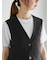 麻調バックオープンジレ（セットアップ可）《2025summer catalog item》