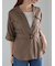 リネンMIXサファリシャツ《2025summer catalog item》