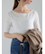 シアーリブボートネックプルオーバー《2025summer catalog item》