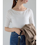 シアーリブボートネックプルオーバー《2025summer catalog item》