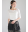 シアーリブボートネックプルオーバー《2025summer catalog item》