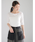 シアーリブボートネックプルオーバー《2025summer catalog item》