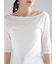 シアーリブボートネックプルオーバー《2025summer catalog item》
