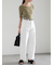 シアーリブボートネックプルオーバー《2025summer catalog item》