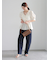 ラッフルフリルアシメブラウス《2025summer catalog item》