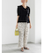 ラッフルフリルアシメブラウス《2025summer catalog item》
