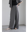 ダブルボタンタックワイドパンツ（セットアップ可）