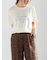 レタードプリントTシャツ