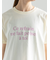 レタードプリントTシャツ