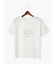レタードプリントTシャツ