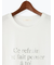 レタードプリントTシャツ