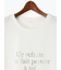 レタードプリントTシャツ