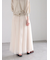 レースプリーツロングスカート
