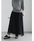 レースプリーツロングスカート