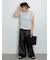 ラメメッシュニットベスト