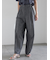 シャンブレーワイドパンツ