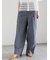 シャンブレーワイドパンツ