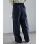 リネンブレンドワイドパンツ