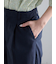 リネンブレンドワイドパンツ
